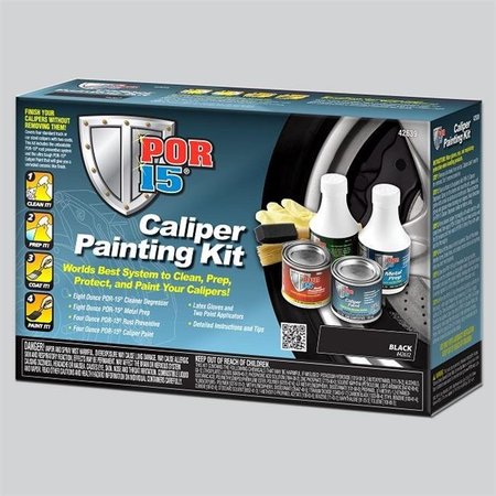 POR-15 Por 15 42639 Caliper Painting Kit; Black POR-42639